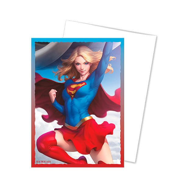 Arcane Tinmen Dragon Shield Sleeves: Standard- Brushed Superman Series 'Supergirl' (100 ct.)